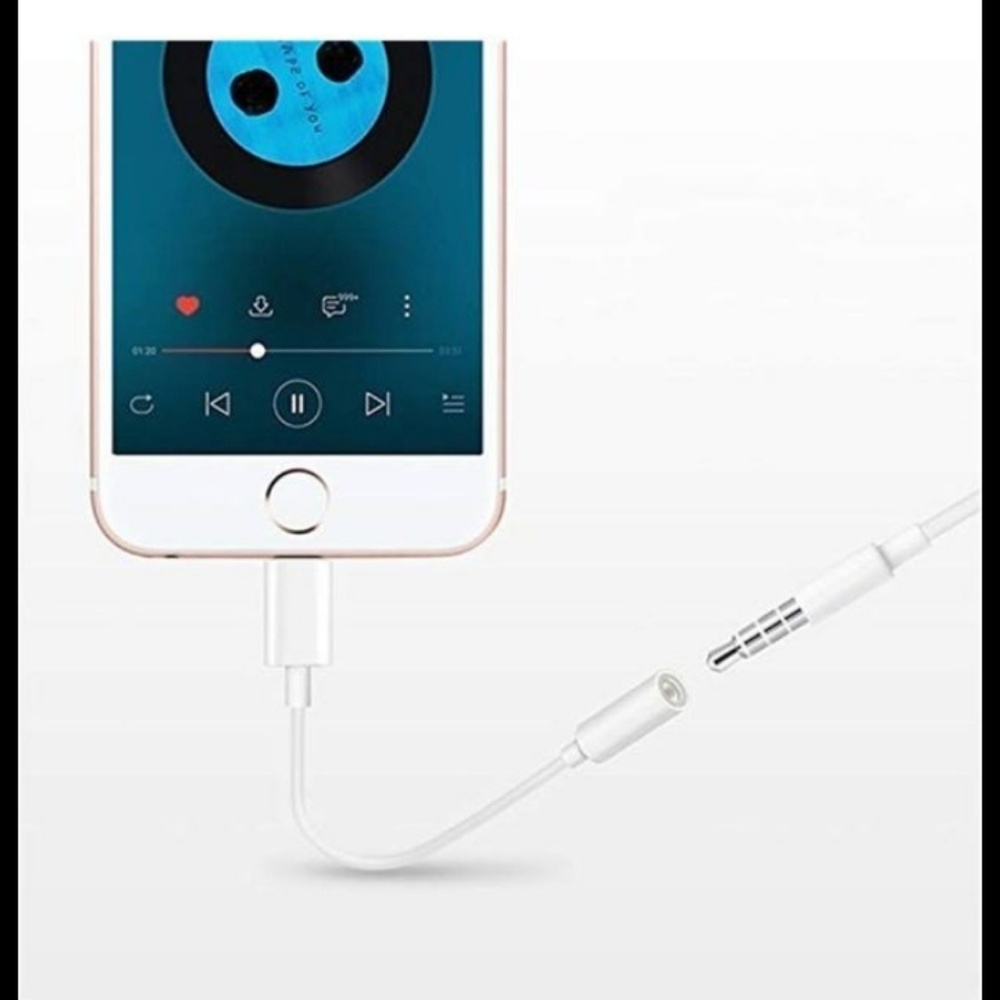 3.5mm Jack Headphones Adapter for iphone 7 For Lig